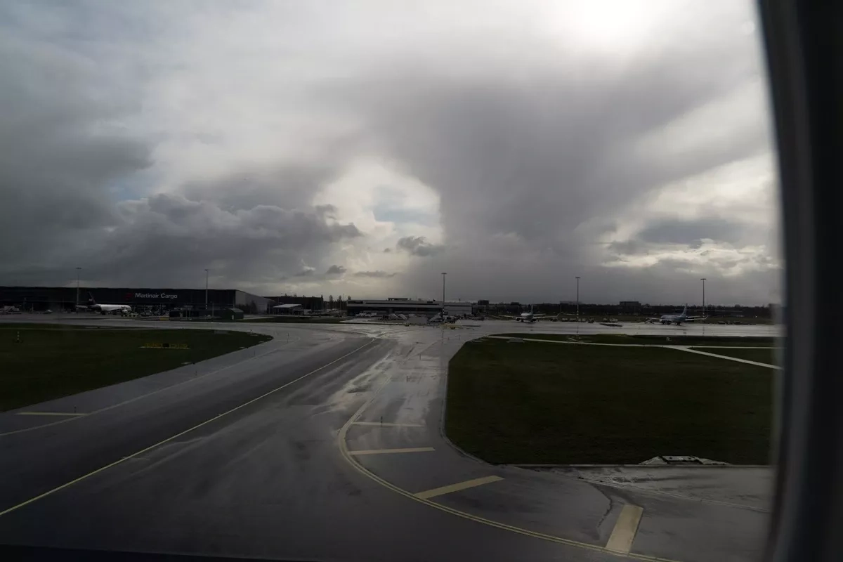 Tornade à l'aéroport de Tours