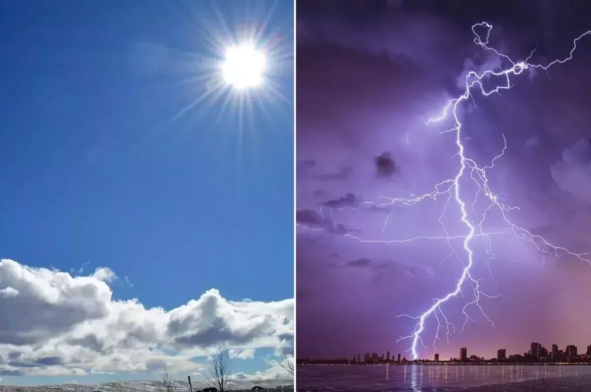 soleil orage