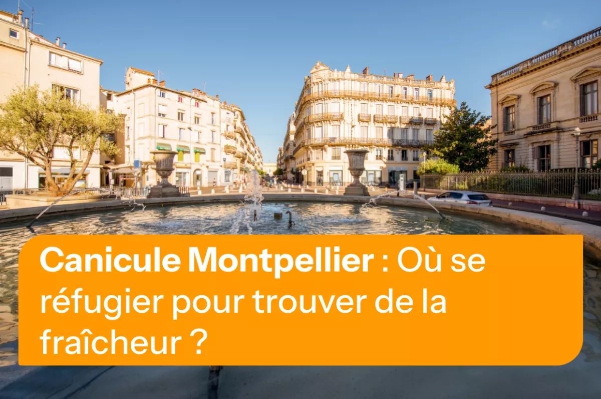 Place Montpellier avec fontaine
