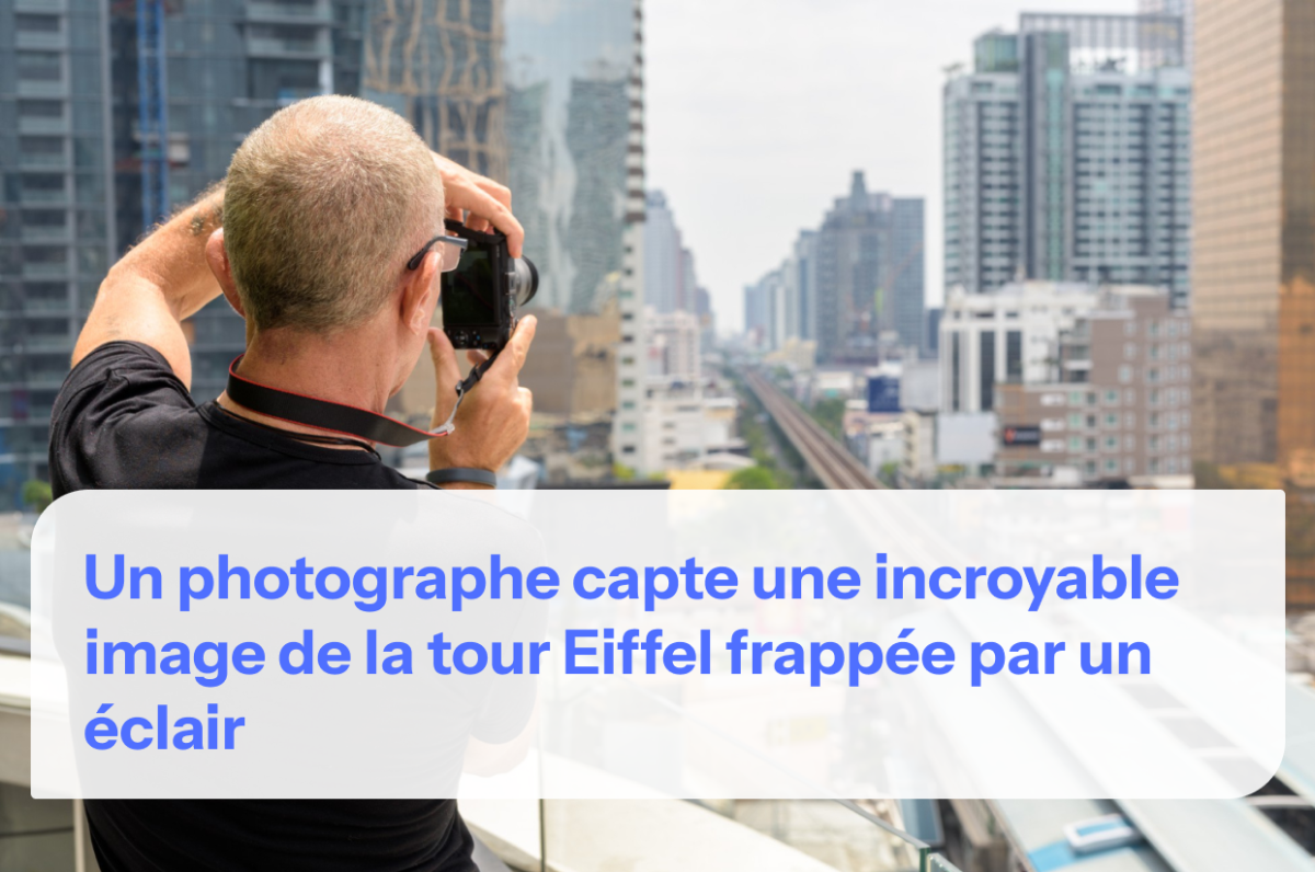 Un homme prend une rue en photo