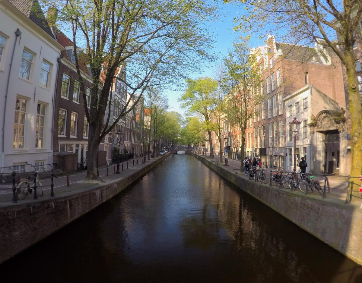 Un canal à Amsterdam