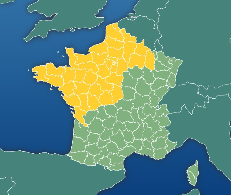 Carte d'alertes