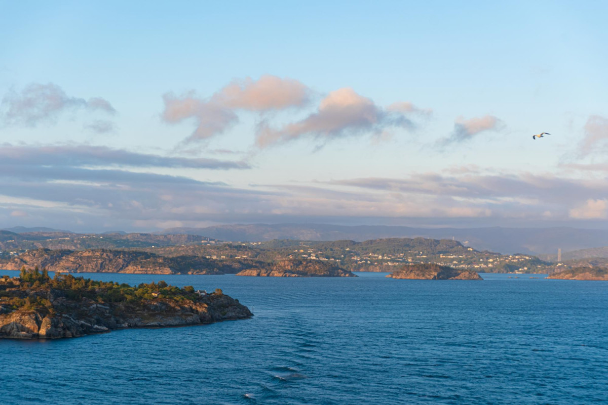 Paysage de mer et côtes d'un pays