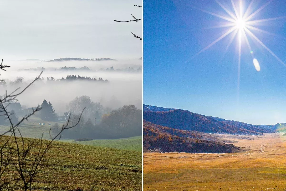 brouillard soleil