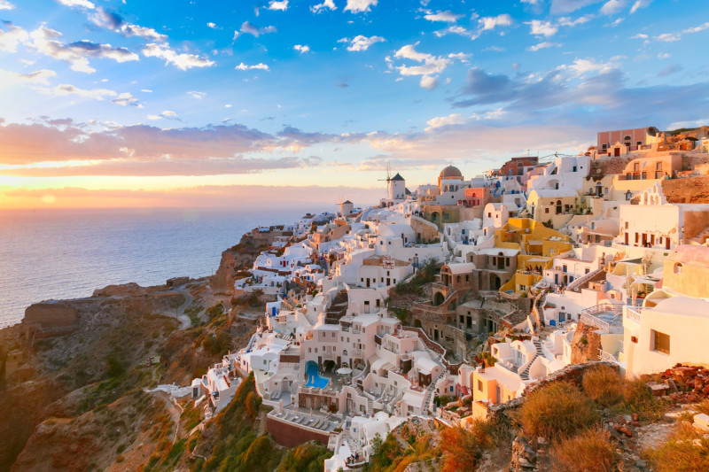 Île de Santorini en Grèce546