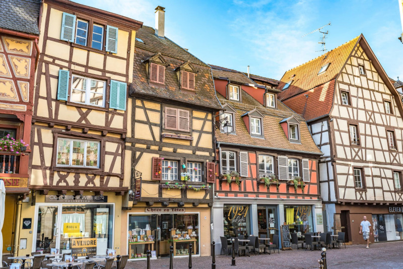 Alsace maisons à colombages1223