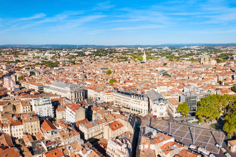 Montpellier vue du ciel1001
