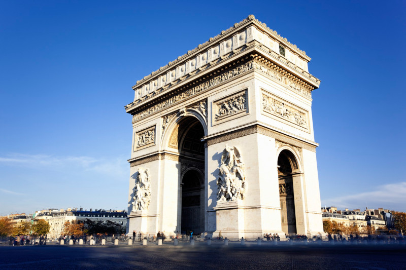 Arc de triomphe à Paris1163