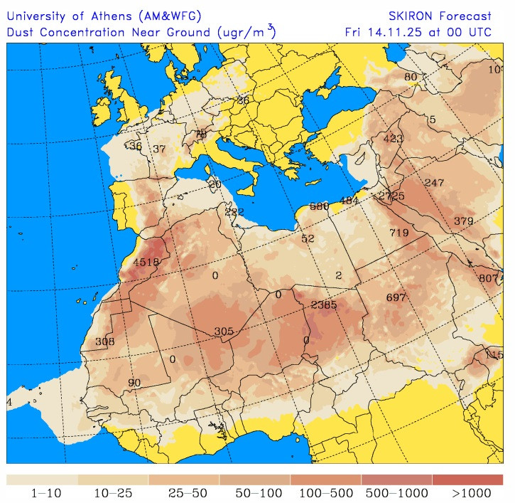 Carte sable du sahara