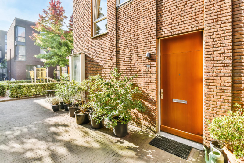 Portée d'entrée d'une maison