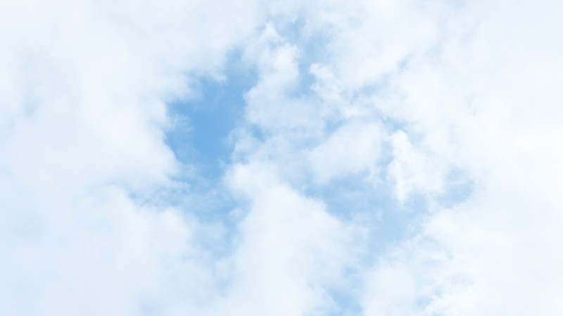 Vue d'un ciel avec des nuages