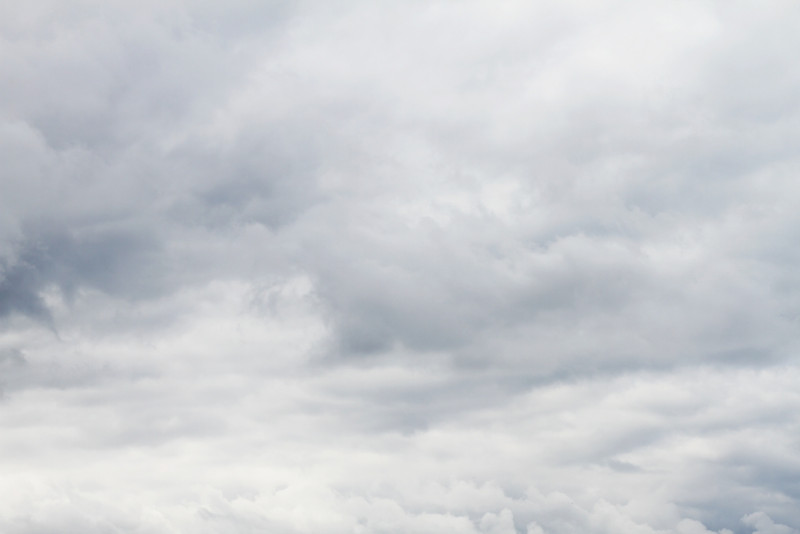 Vue d'un ciel gris