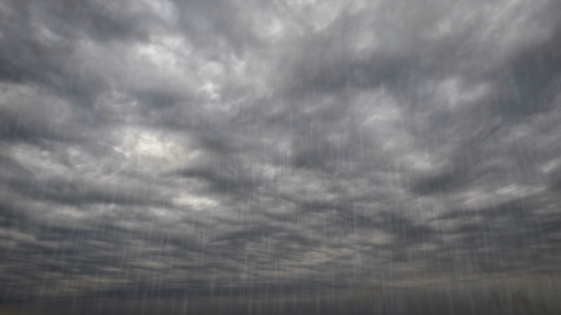 Vue d'un ciel pluvieux