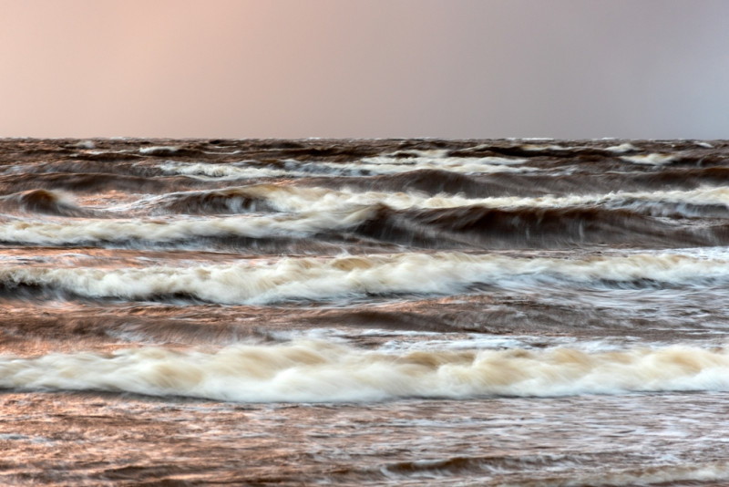 Tempête et mer agitée