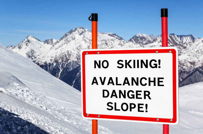 Panneau danger avalanche