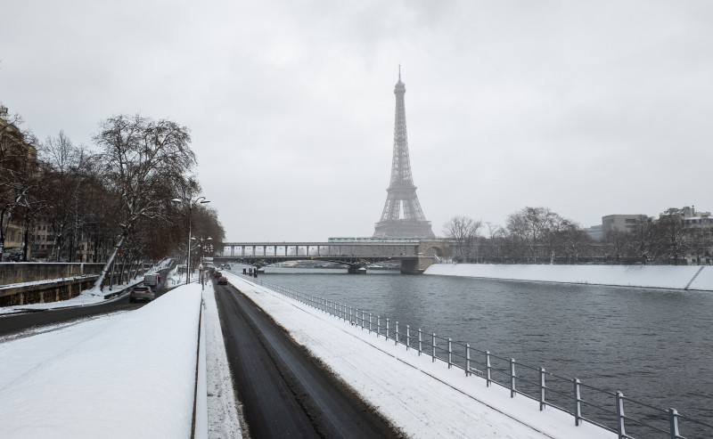 Paris sous la neige