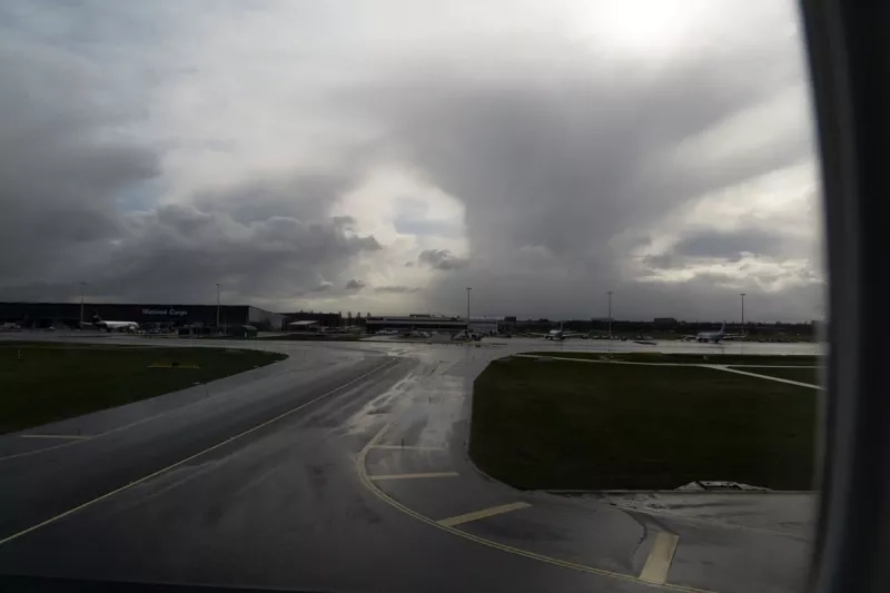 Tornade à l'aéroport de Tours
