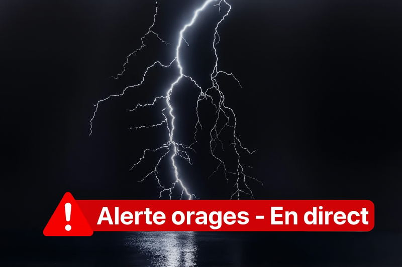 Alerte orage en direct