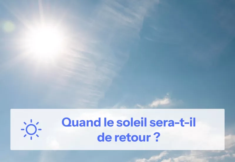Soleil et ciel bleu
