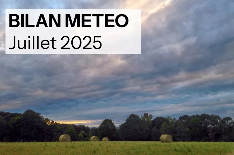 Bilan météo juillet 2025