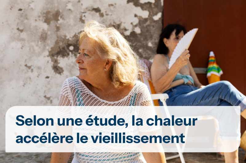 Femme âgée assise au soleil