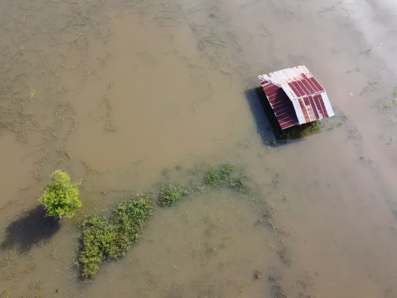 Ville inondée