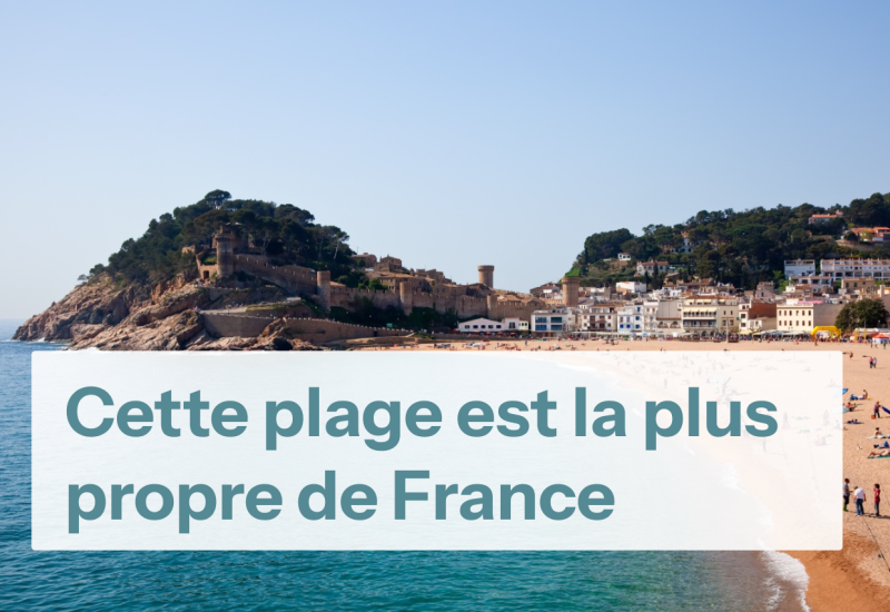 Plage dans le sud de la France