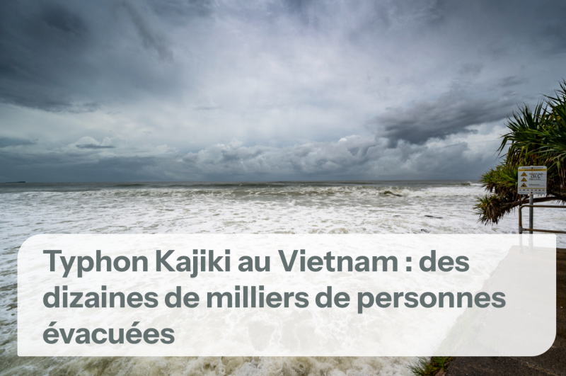 Typhon au vietnam