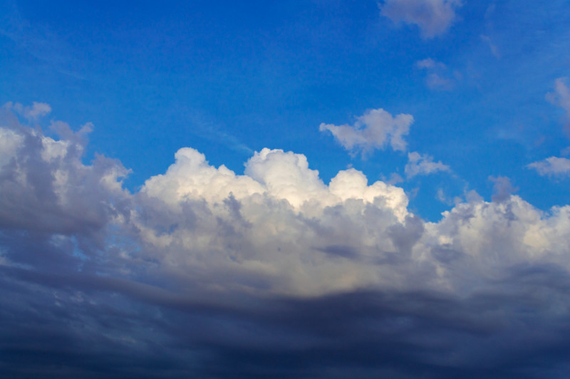 Ciel bleu avec nuages