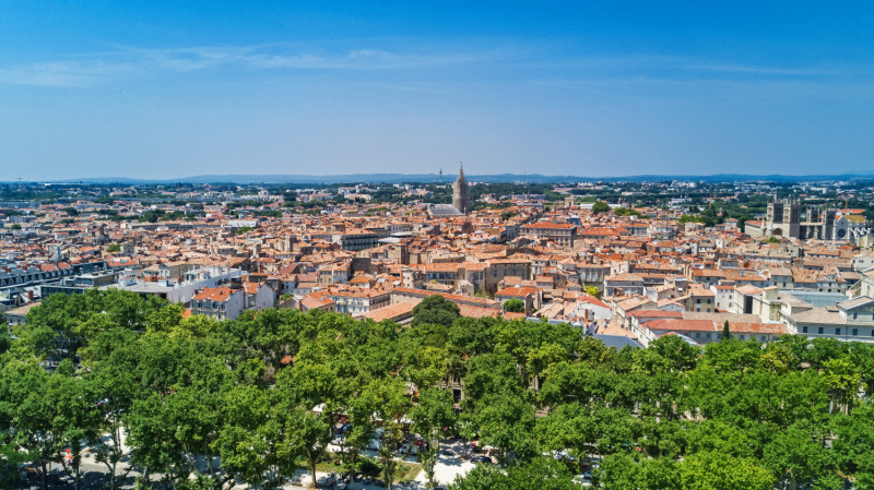 Montpellier vue du ciel