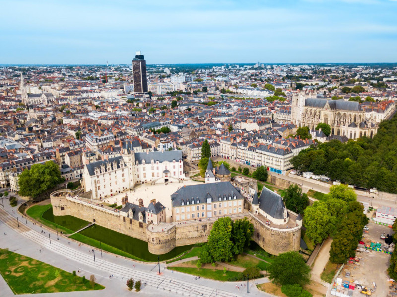 Nantes vue du ciel