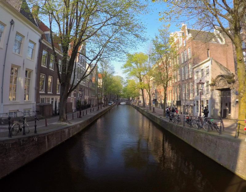 Un canal à Amsterdam