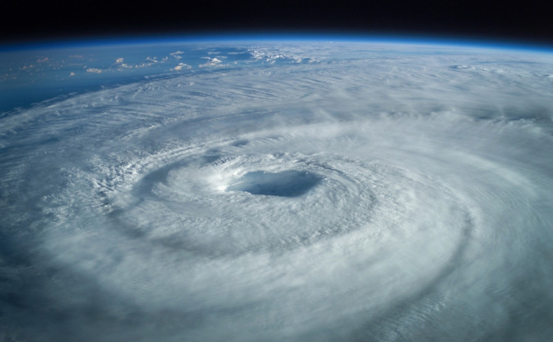 Ouragan vu de l'espace