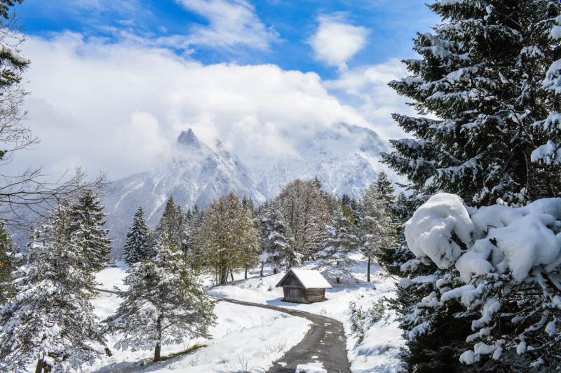 Neige en montagne