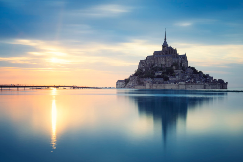 Marée au mont saint-michel