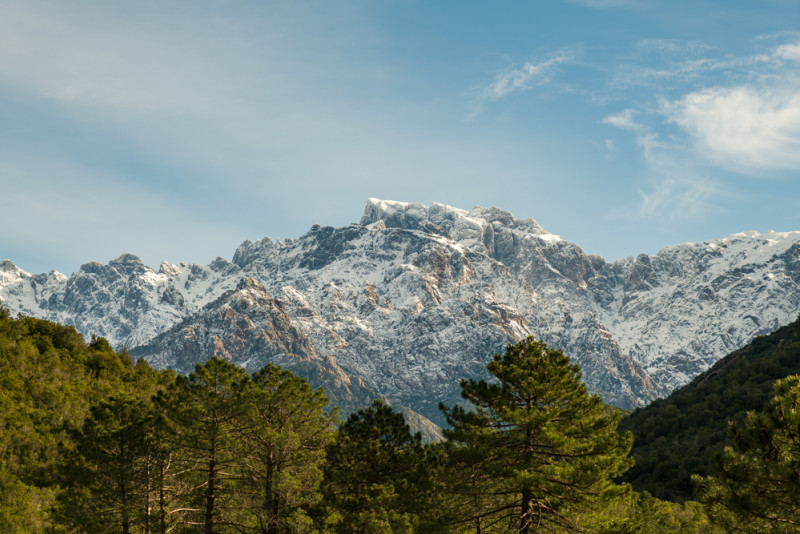 Pic rocheux en Corse