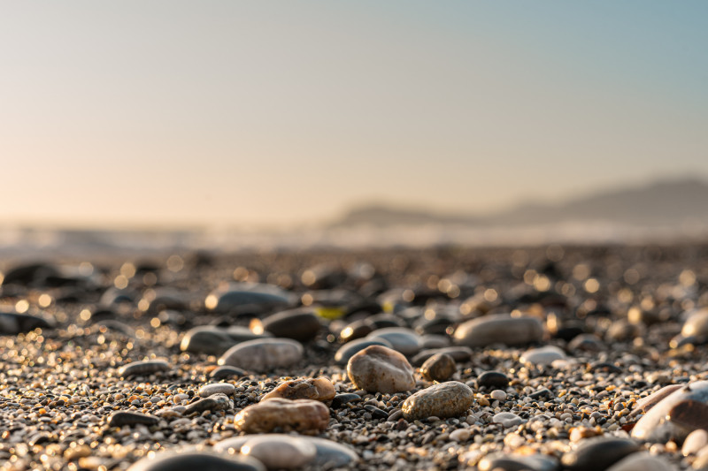 Plage de galets