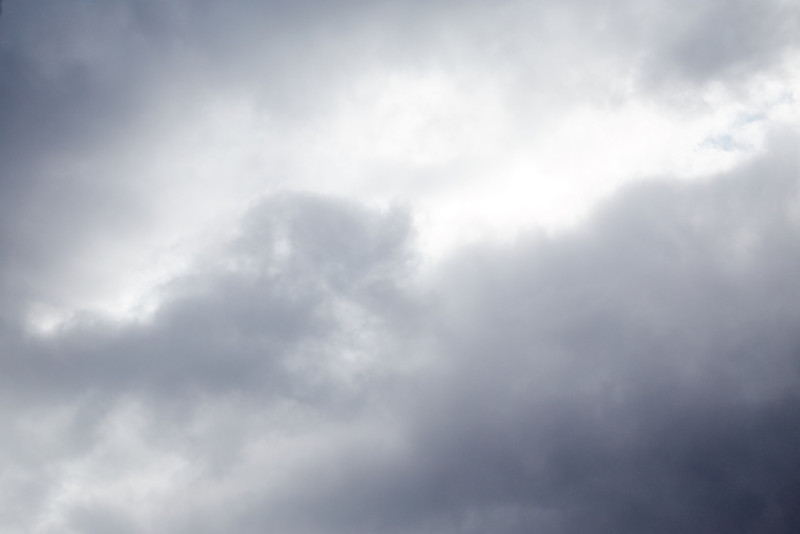 Vue d'un ciel gris