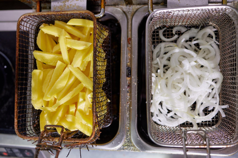 Frites et oignons
