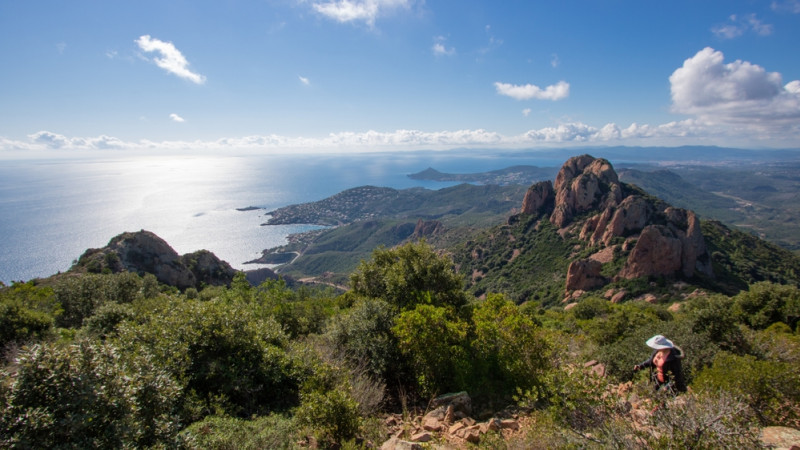 Magnifique mont avec vue sur la mer