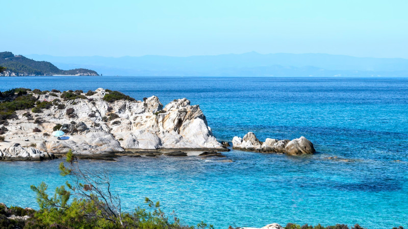 Mer sur la côte d'Azur