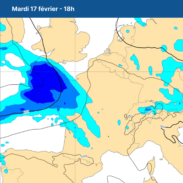 Carte radar pluie France