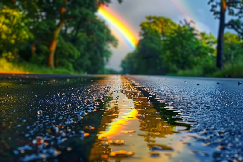 Soleil et pluie en même temps
