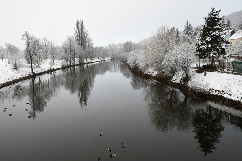 Neige près de la Loire
