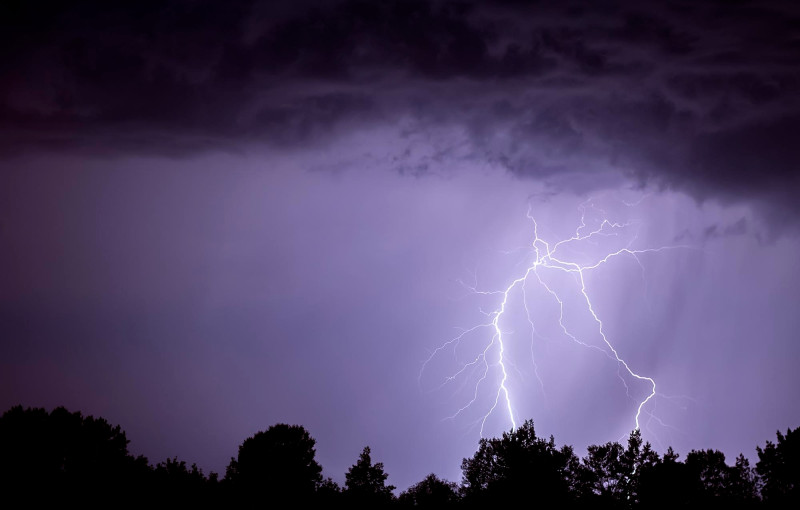 Eclair et orage