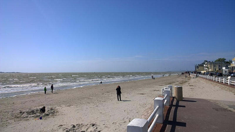 La plage du Crotoy