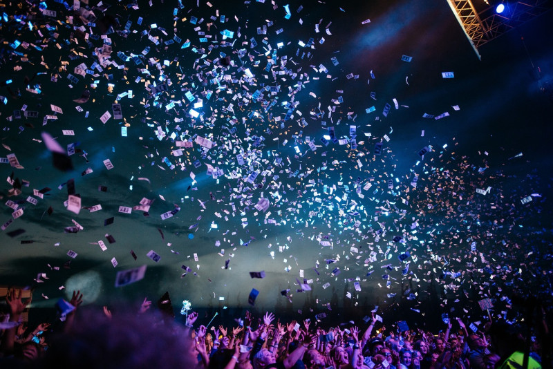 confettis, concert, gens, foule, nuit, amusement, spectacle, concert, concert, foule, foule, spectacle, spectacle, spectacle, spectacle, spectacle
