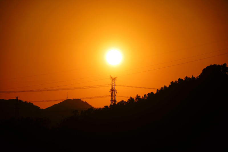 Photos gratuites de beauté naturelle, ciel orange, ciel sans nuages
