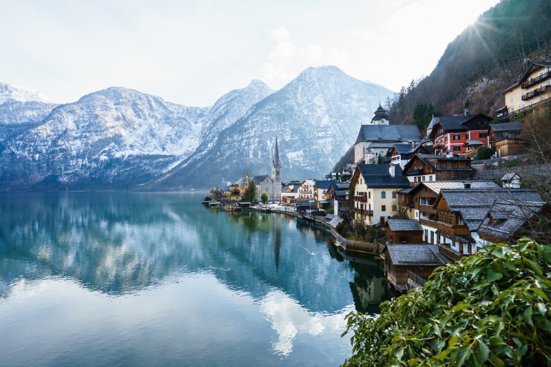 Montagne et lac en Norvège