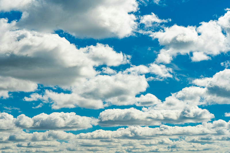 Clouds in a blue Summer sky